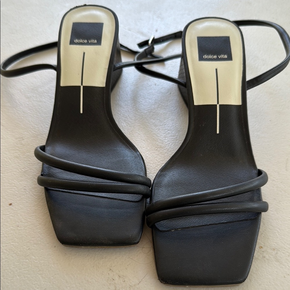Dolce Vita Black Women's Strappy Sandals